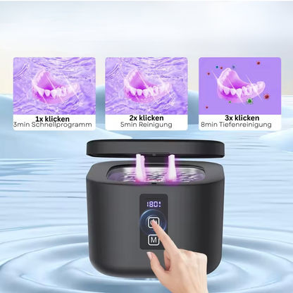 3-in-1 Ultraschallreiniger (Zahnschienen | Retainer | Schmuck)