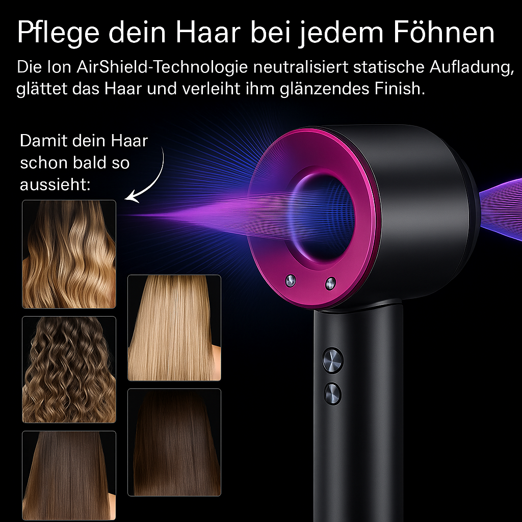 ECHOORIA™ 5-in-1 "AuraDry" Föhn