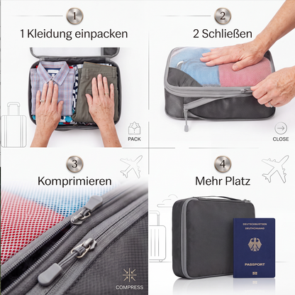 ECHOORIA PackPro | Koffer-Organizer mit Kompression
