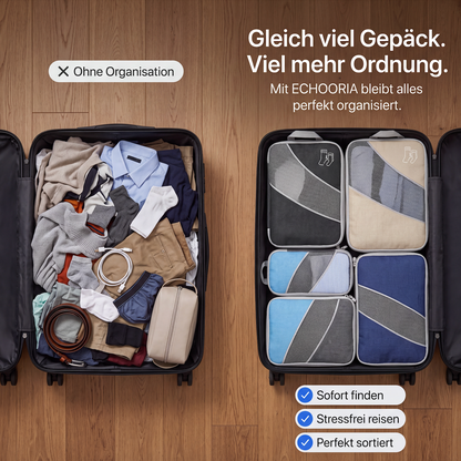 ECHOORIA PackPro | Koffer-Organizer mit Kompression