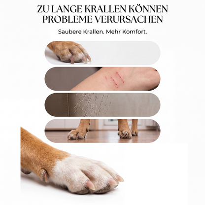 Elektrischer Krallenschleifer mit LED-Licht für Hunde & Katzen