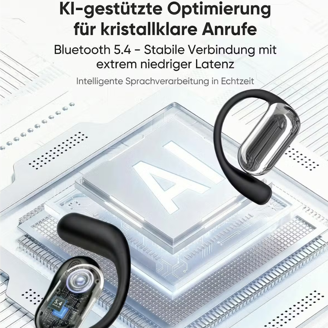 Echtzeit-Übersetzer-Kopfhörer mit KI-Sprachassistenz