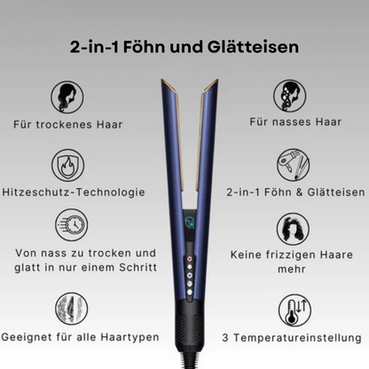ECHOORIA  2-in-1 Föhn & Glätteisen
