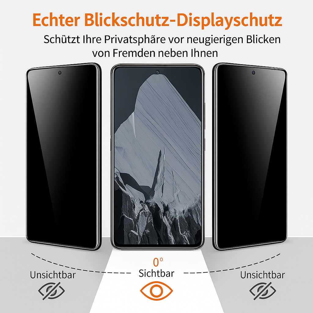 Google Panzerglas mit Sichtschutz (4 Stk.)