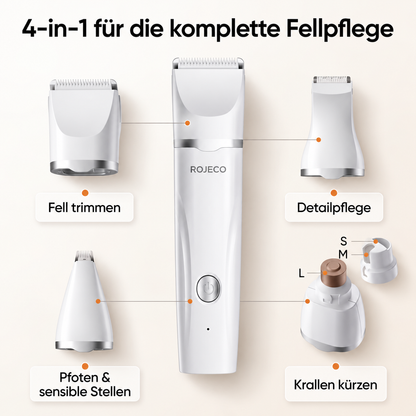 4-in-1 Haustiertrimmer für Hunde & Katzen