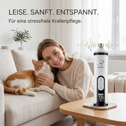 Elektrischer Krallenschleifer mit LED-Licht für Hunde & Katzen
