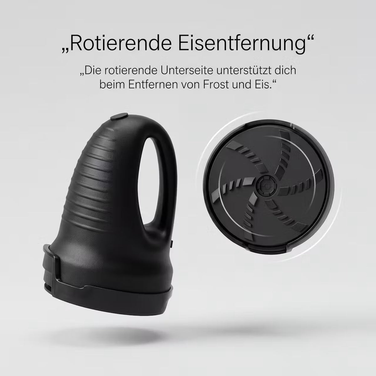 Beheizter Eiskratzer mit USB-Anschluss