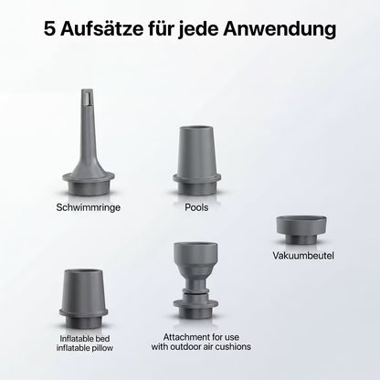 ECHOORIA AirPump Pro™ – Kabellose 4-in-1 Mini-Luftpumpe