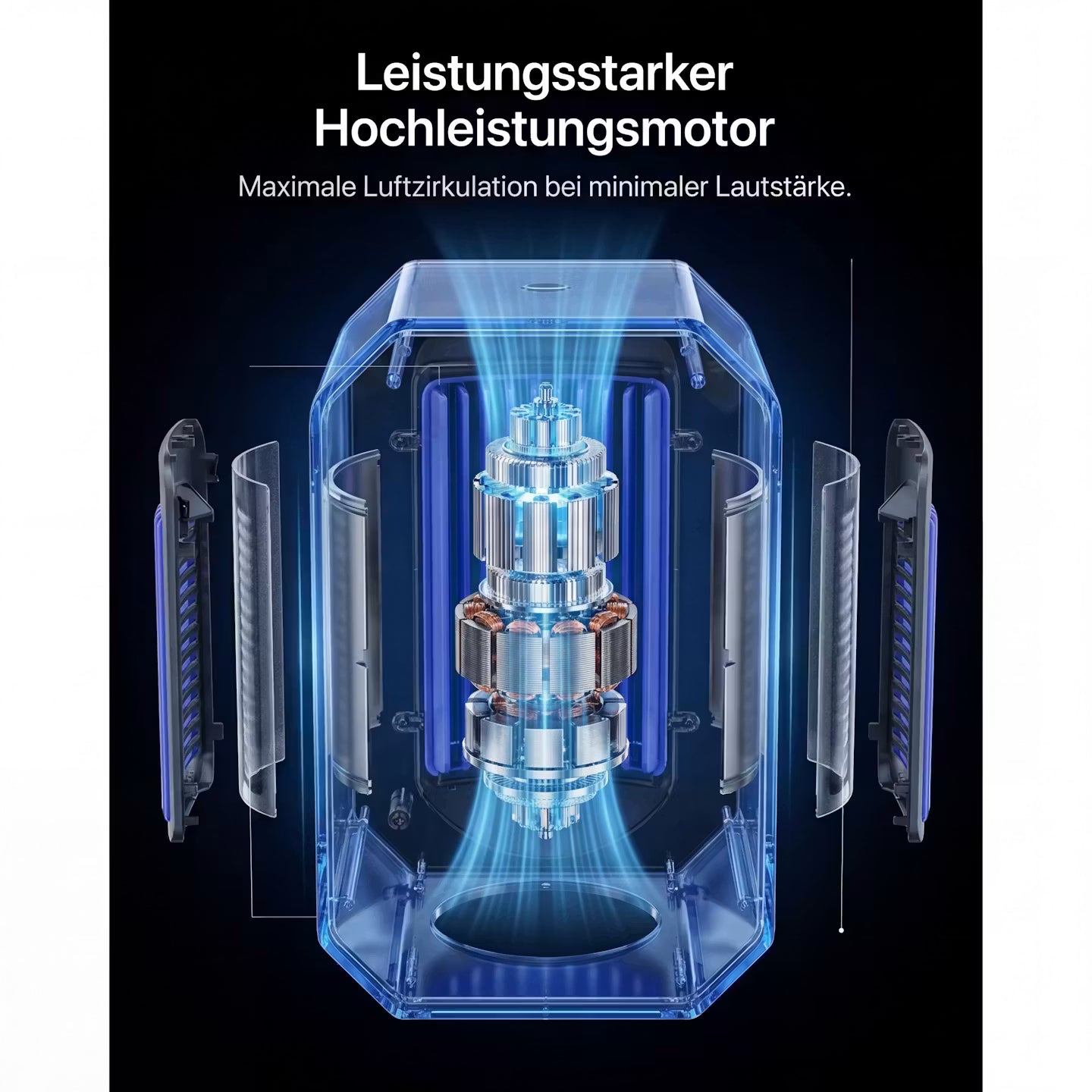 ECHOORIA AirFlow Pro™ – Kabelloser Wandventilator
