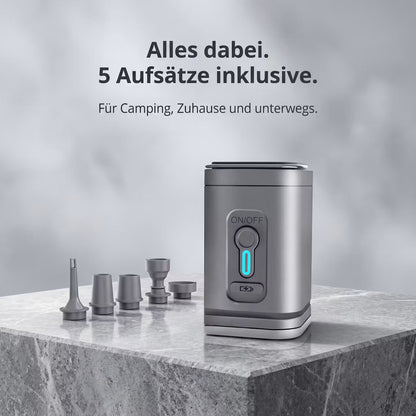ECHOORIA AirPump Pro™ – Kabellose 4-in-1 Mini-Luftpumpe