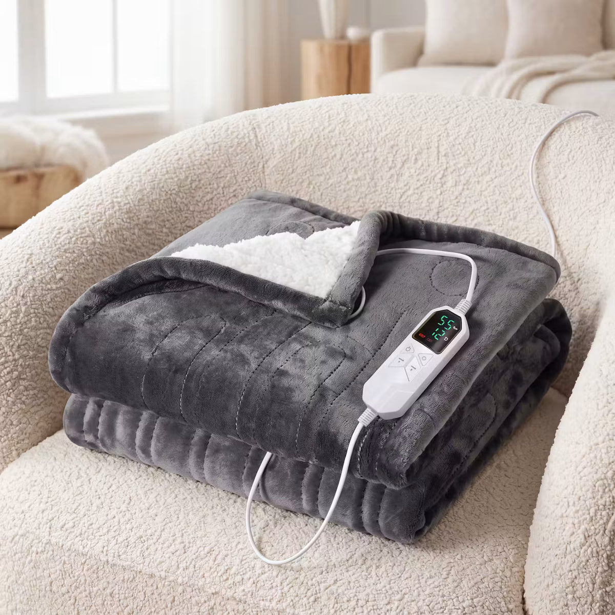 Waschbare Heizdecke mit intelligentem Thermostat