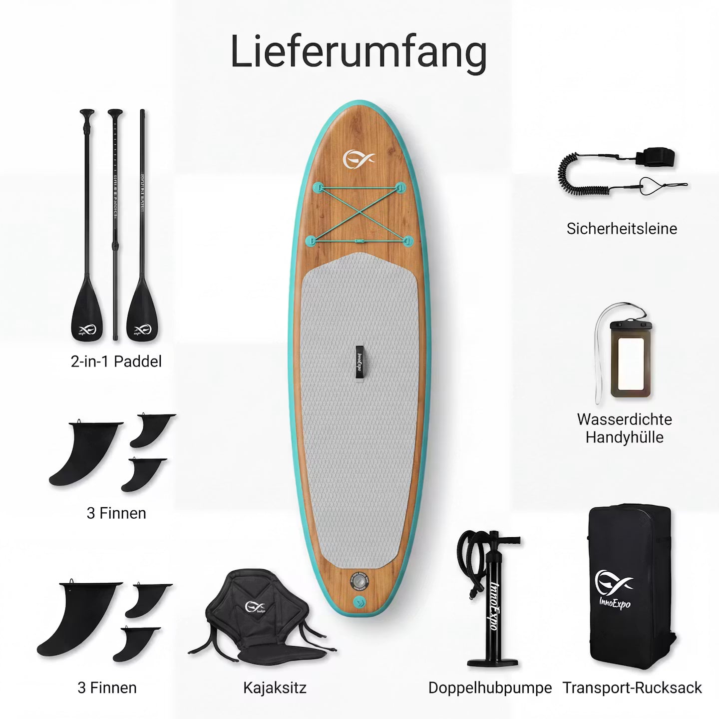 WaveRide™ – Premium SUP Komplettset