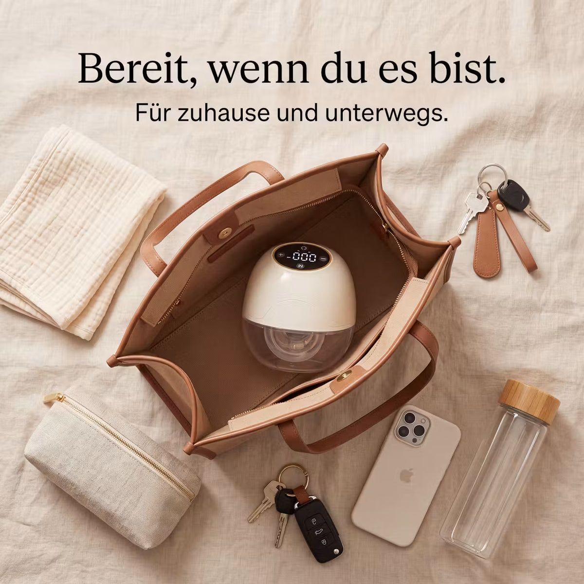 Tragbare Hände-frei Milchpumpe