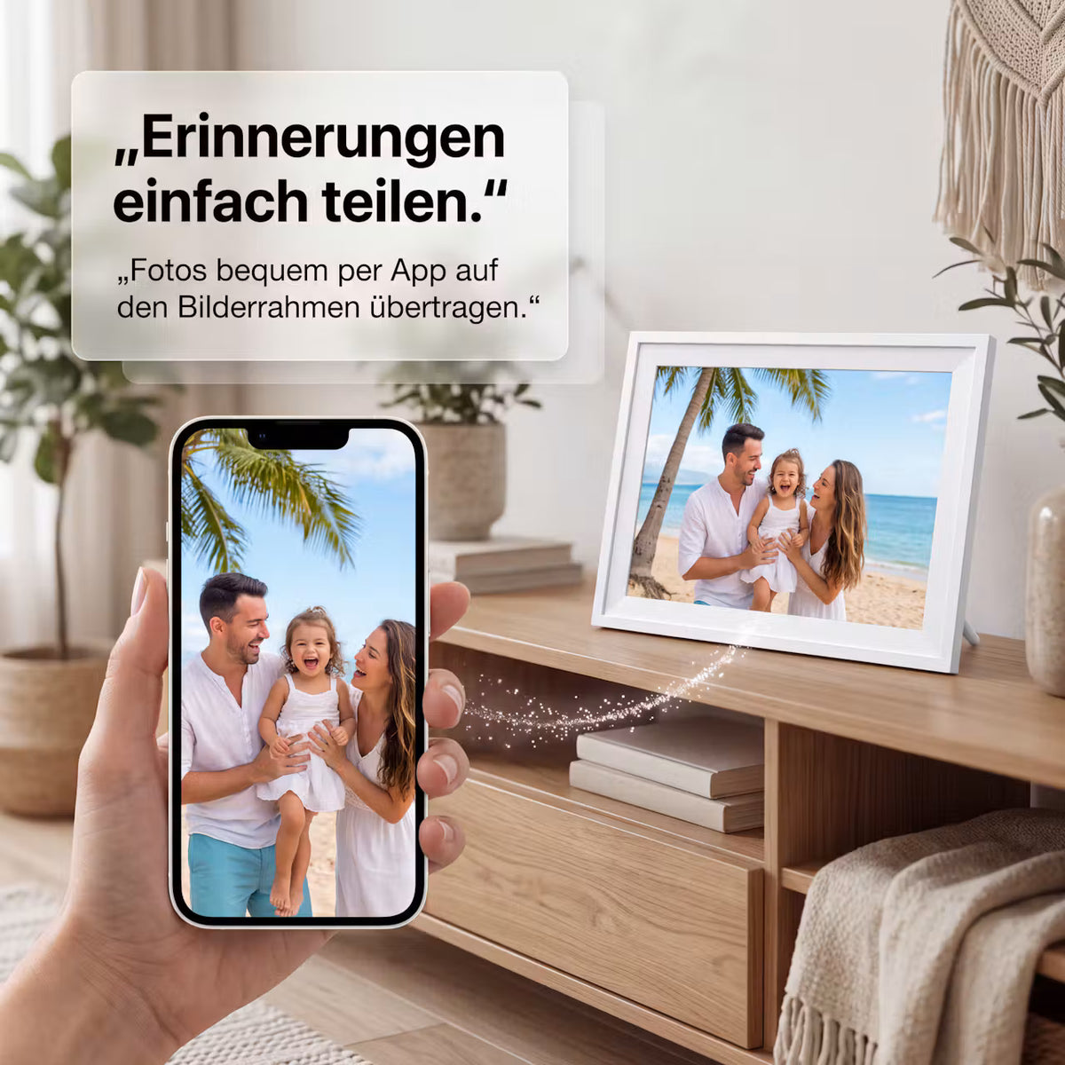 Digitaler Kalender & Bilderrahmen mit WLAN