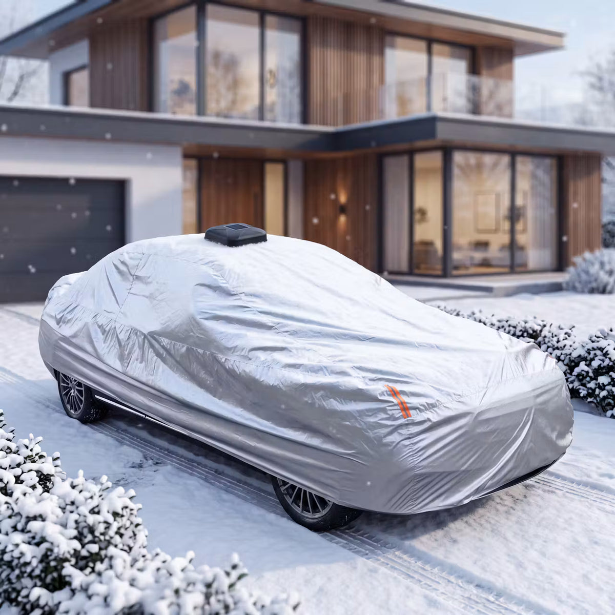 Solarbetriebene, vollautomatische Smart-Autoabdeckung