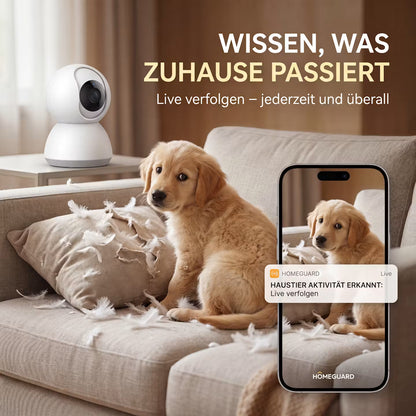 Echooria™ PetWatch Pro - Smarte WLAN-Hundekamera mit Nachtsicht & App-Steuerung