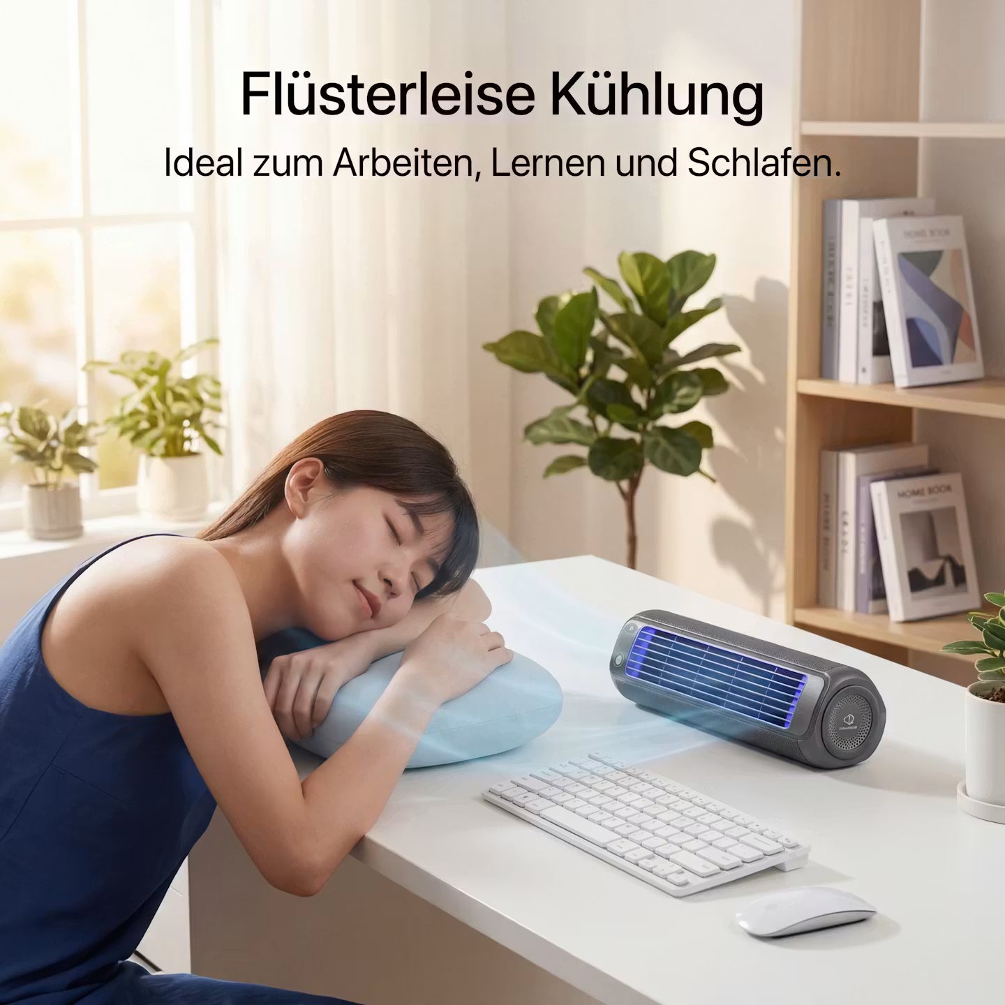 ECHOORIA AirFlow Pro™ – Kabelloser Wandventilator