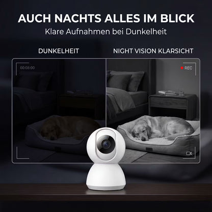 Echooria™ PetWatch Pro - Smarte WLAN-Hundekamera mit Nachtsicht & App-Steuerung