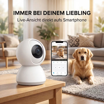 Echooria™ PetWatch Pro - Smarte WLAN-Hundekamera mit Nachtsicht & App-Steuerung