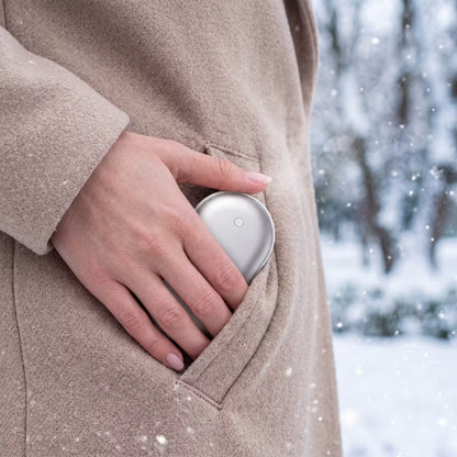 Doppelseitiger Handwärmer mit 3 Temperaturstufen