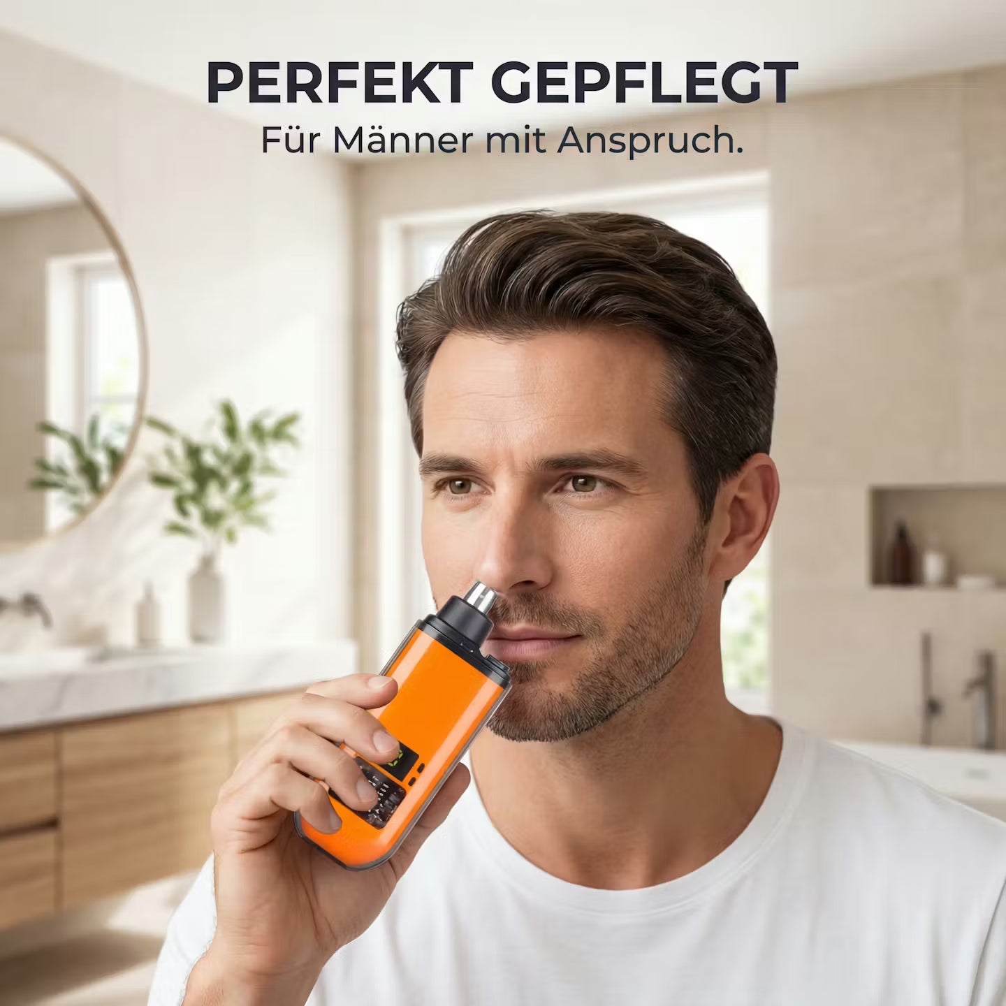 Nasenhaartrimmer mit Digitalanzeige