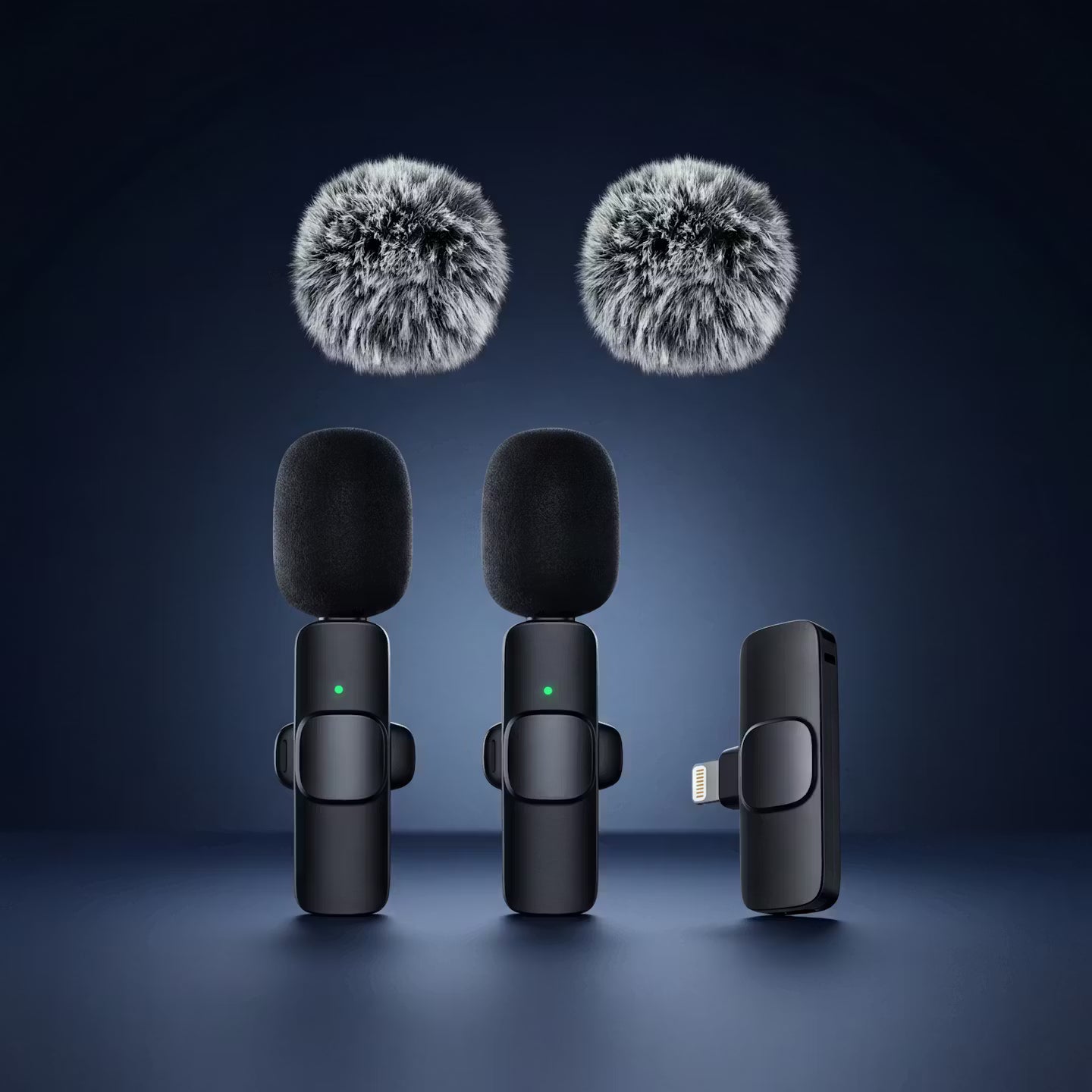 Kabelloses mini Ansteckmikro für IOS & Android