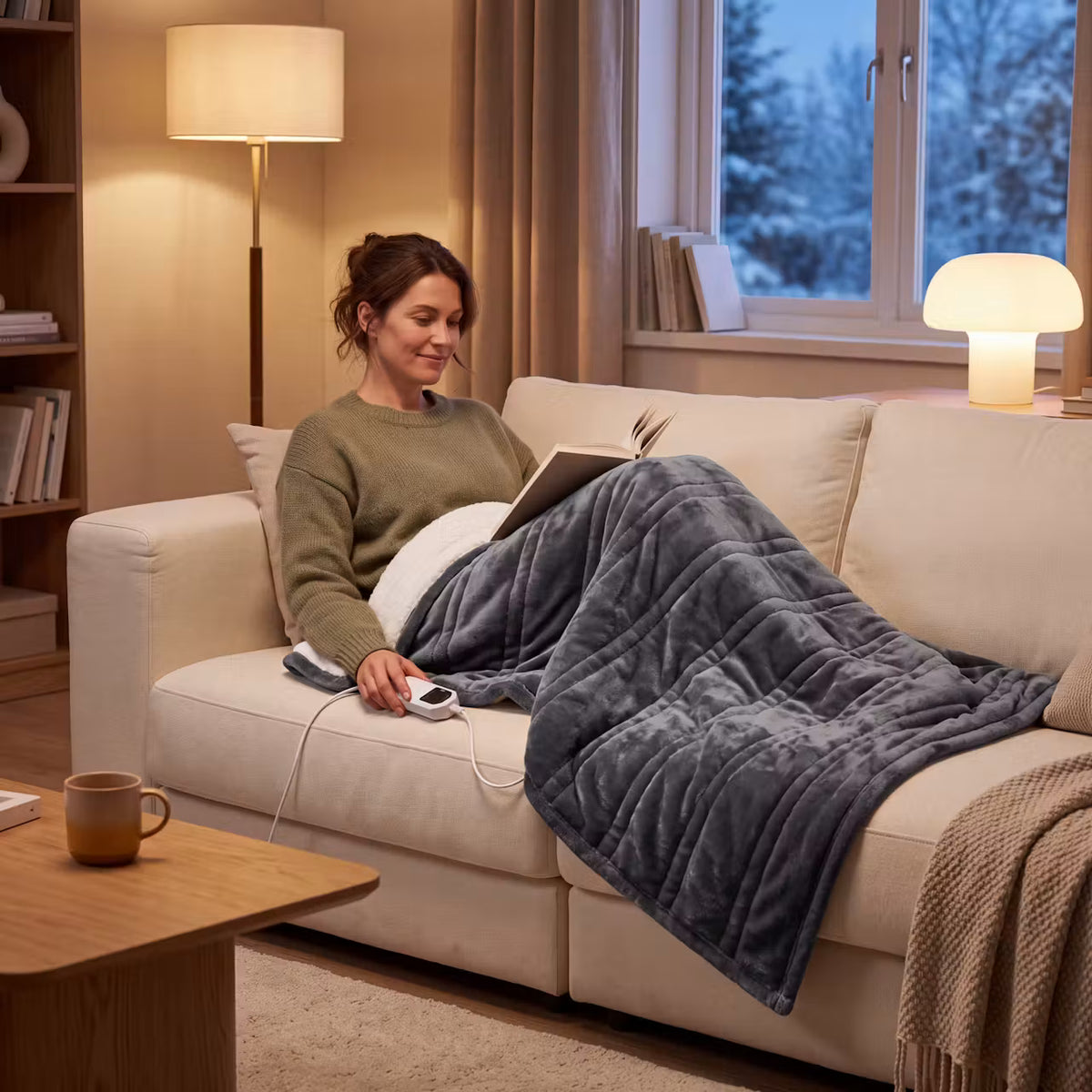 Waschbare Heizdecke mit intelligentem Thermostat