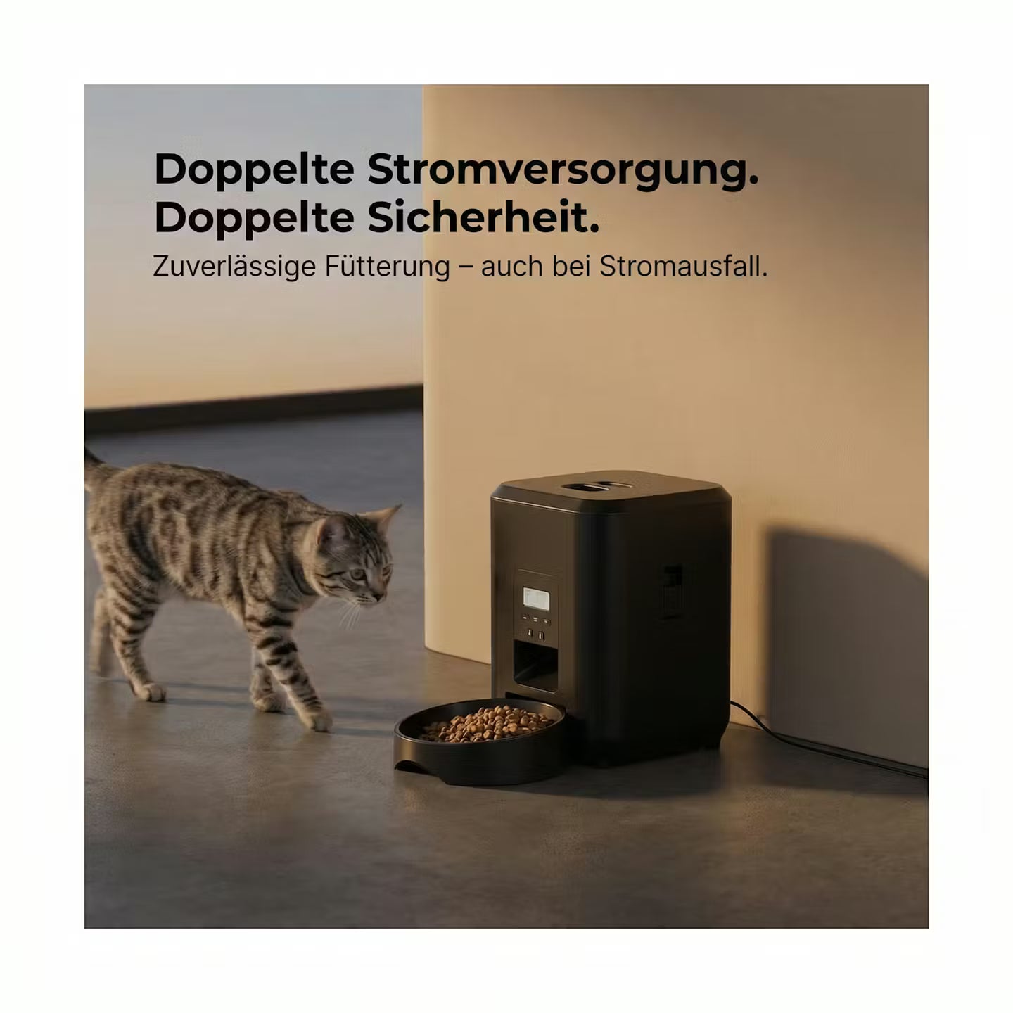 Smarter Futterautomat mit App-Steuerung