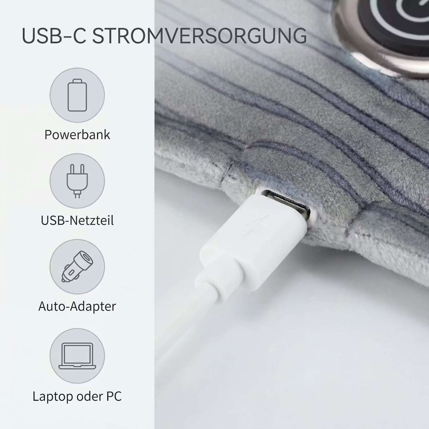 Beheizbarer Wärmegürtel