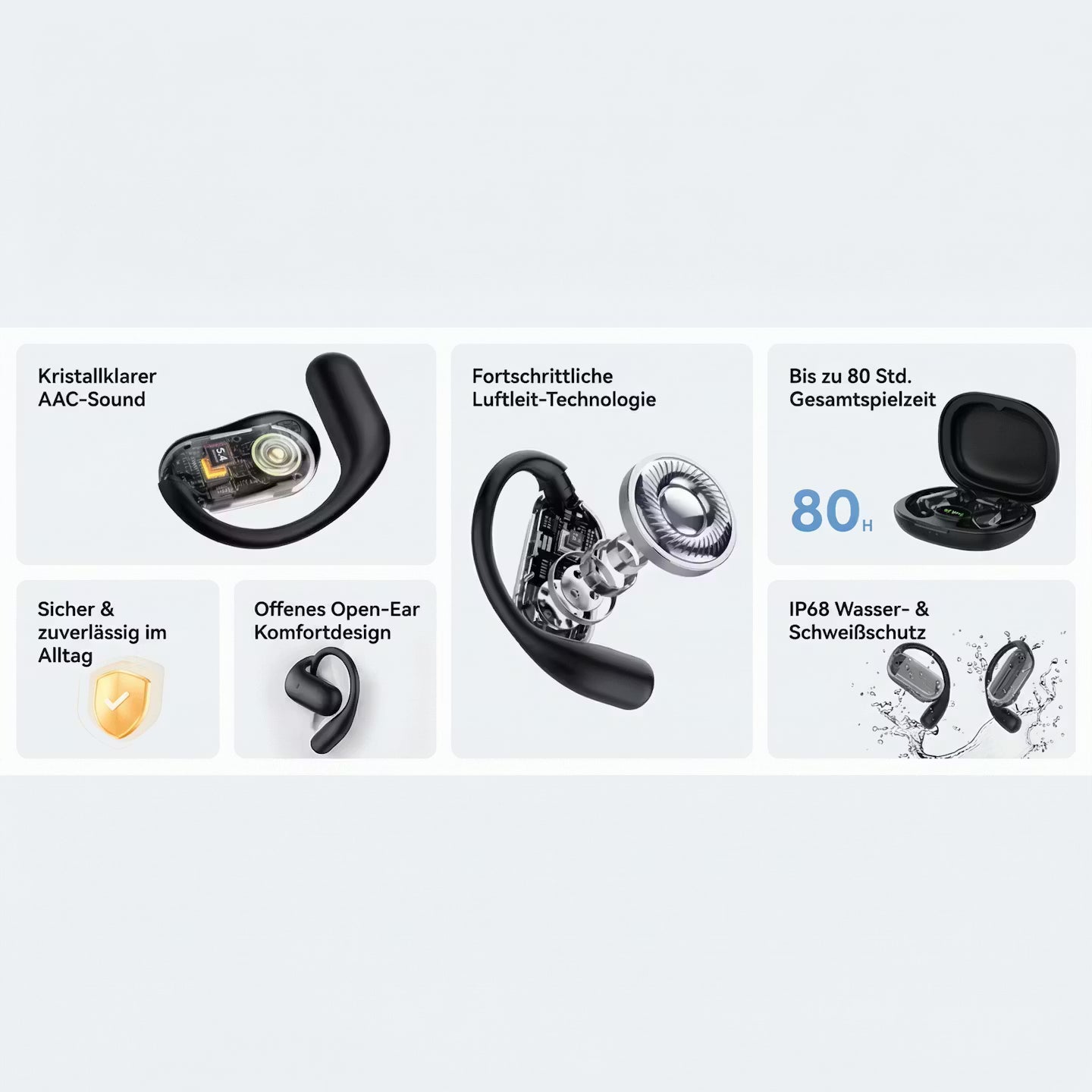 Echtzeit-Übersetzer-Kopfhörer mit KI-Sprachassistenz