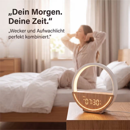 Nachtlicht mit Wecker & Weißem Rauschen