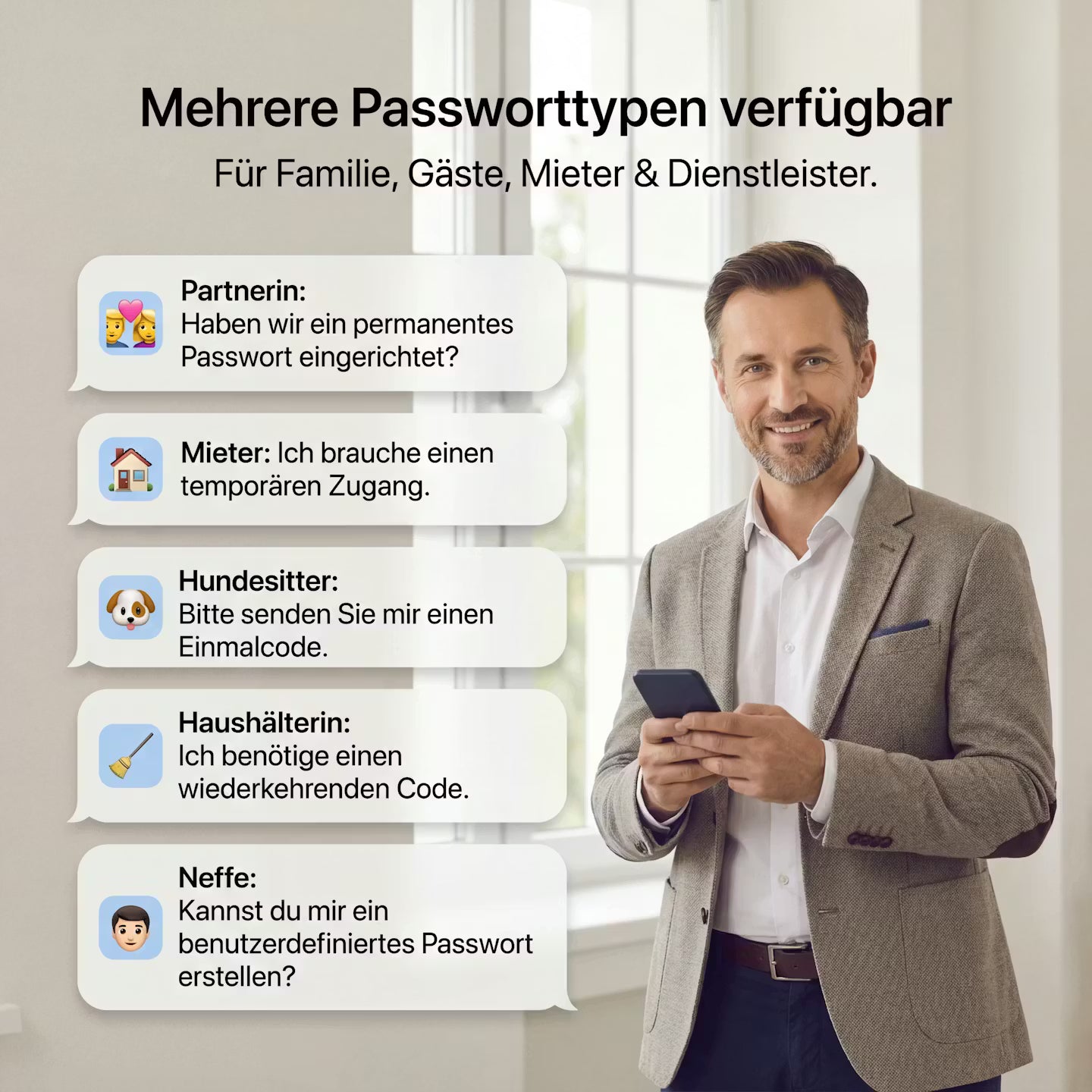 Smart Fingerprint Türschloss