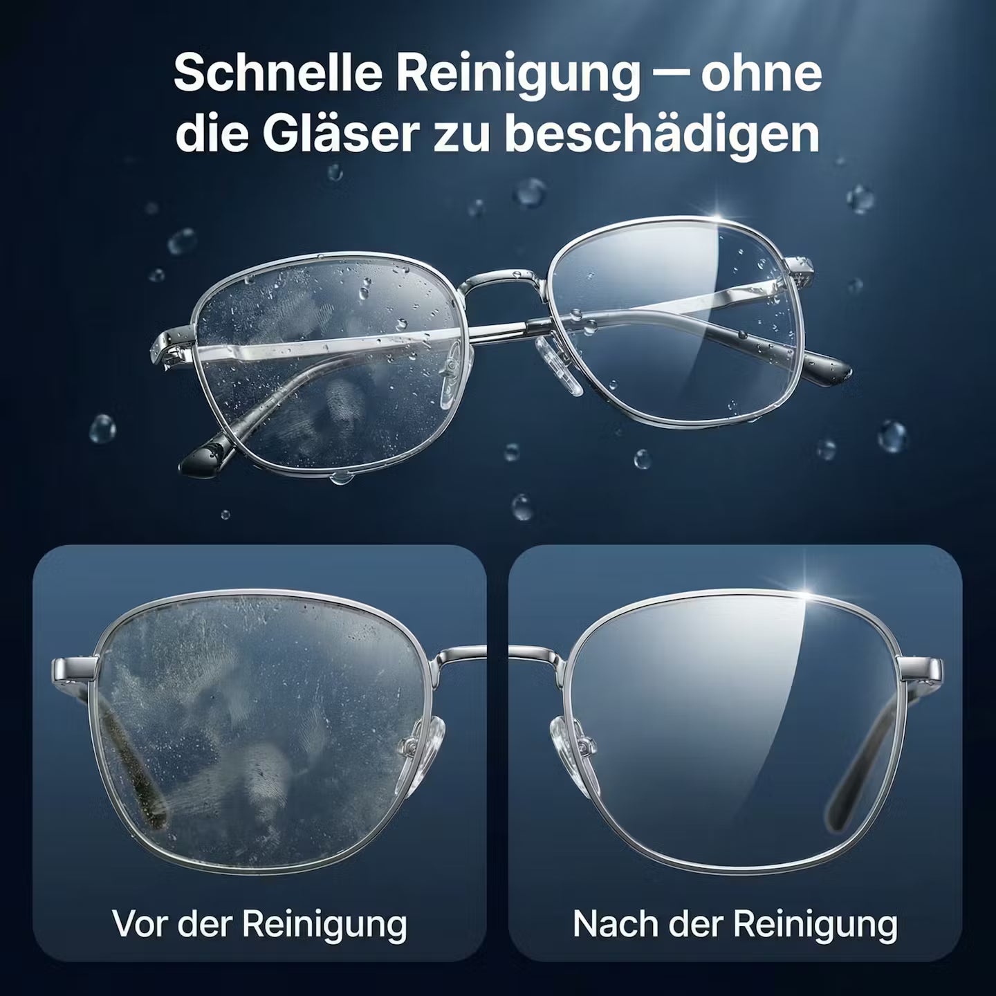 Ultraschallreiniger für Schmuck, Brillen & Beauty-Tools