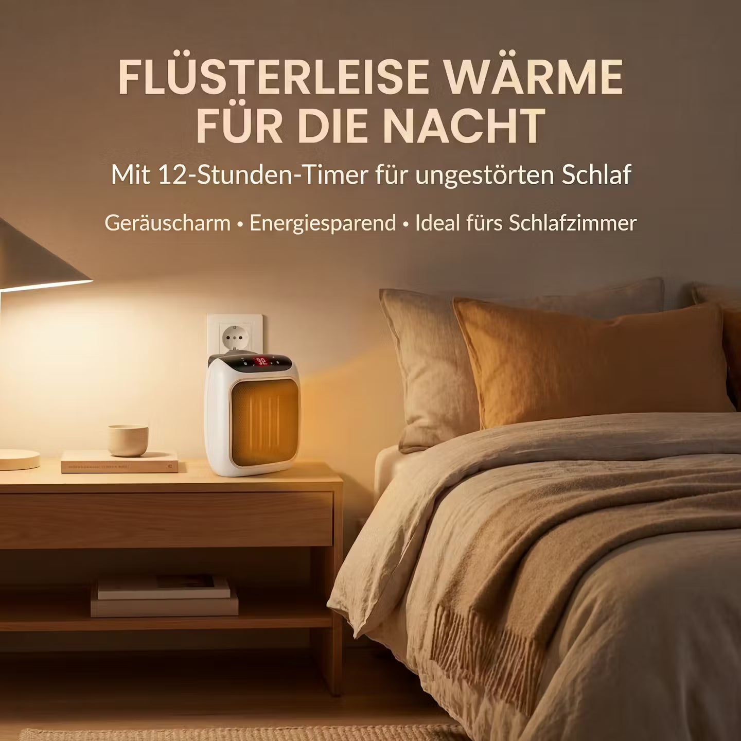 MiniHeat Pro Wand-Heizlüfter