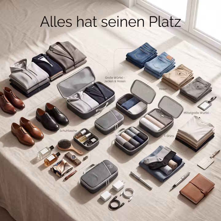 ECHOORIA PackPro | Koffer-Organizer mit Kompression
