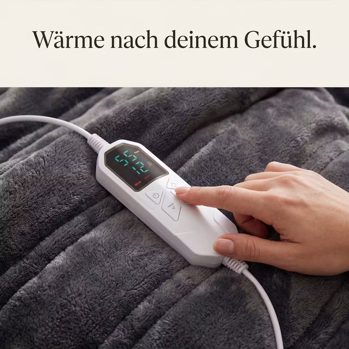 Waschbare Heizdecke mit intelligentem Thermostat