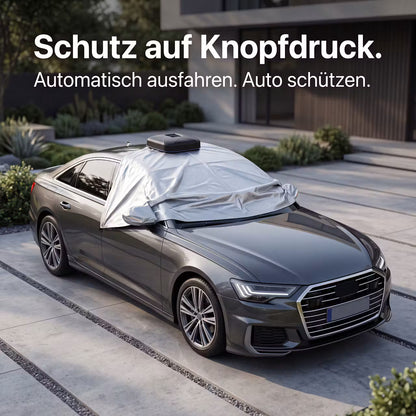 Solarbetriebene, vollautomatische Smart-Autoabdeckung