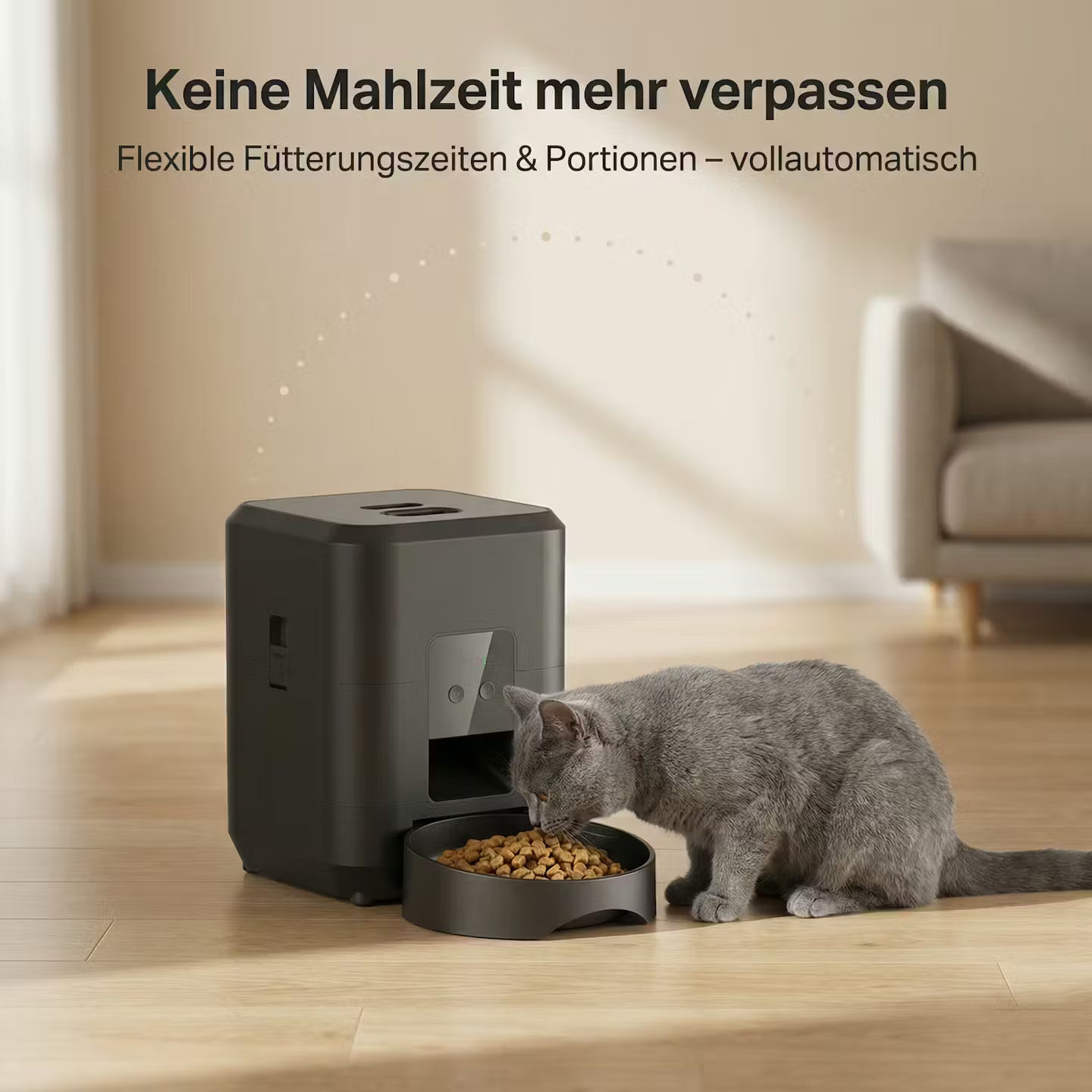 Smarter Futterautomat mit App-Steuerung