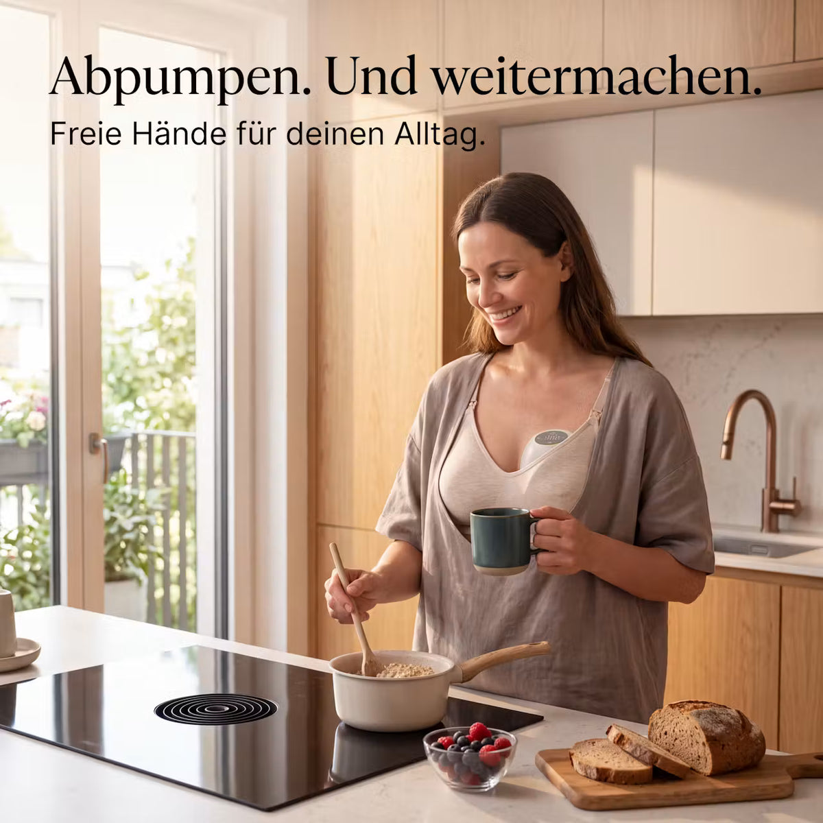 Tragbare Hände-frei Milchpumpe