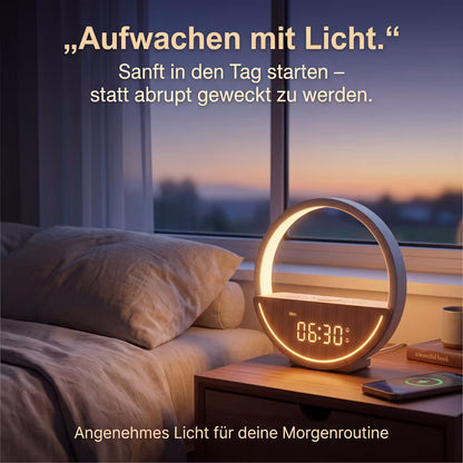 Nachtlicht mit Wecker & Weißem Rauschen