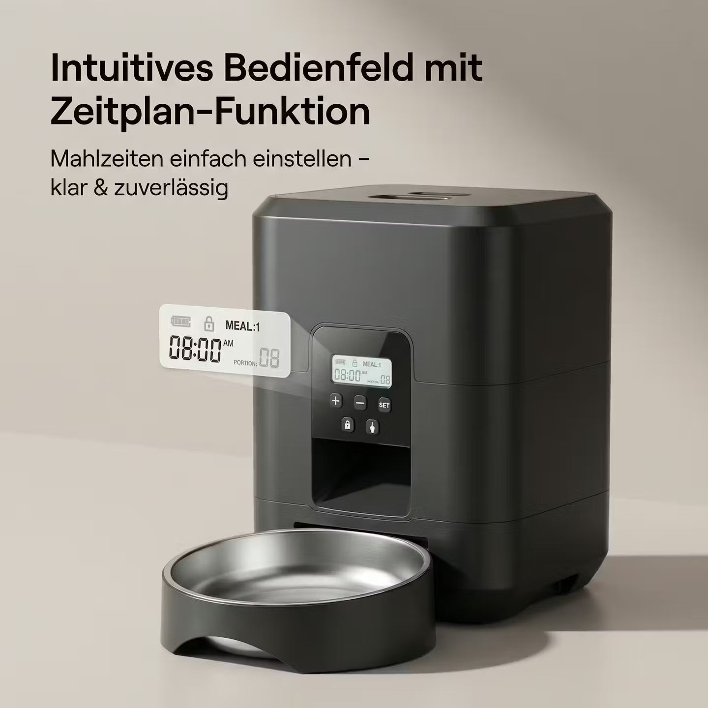 Smarter Futterautomat mit App-Steuerung