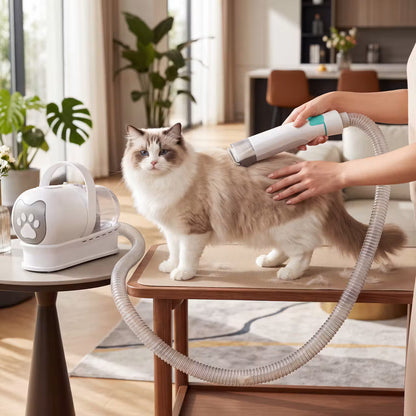 7-in-1 – Tierhaar-Pflegeset mit Sauger
