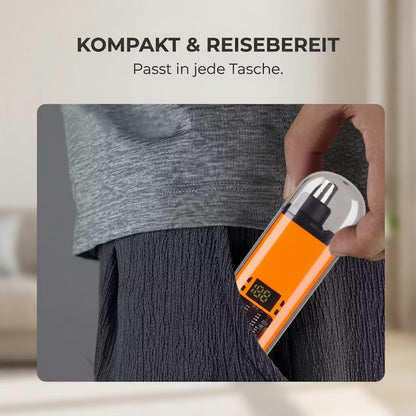 Nasenhaartrimmer mit Digitalanzeige