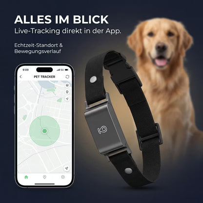 GPS-Tracker Halsband für Hunde & Katzen