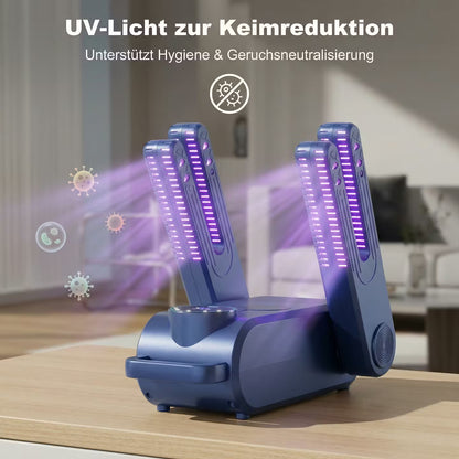 Faltbarer Schuh- & Stiefeltrockner mit UV-Sterilisation & Timer