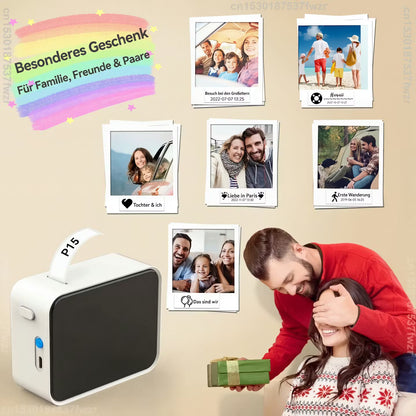 Tragbarer Bluetooth Etikettendrucker