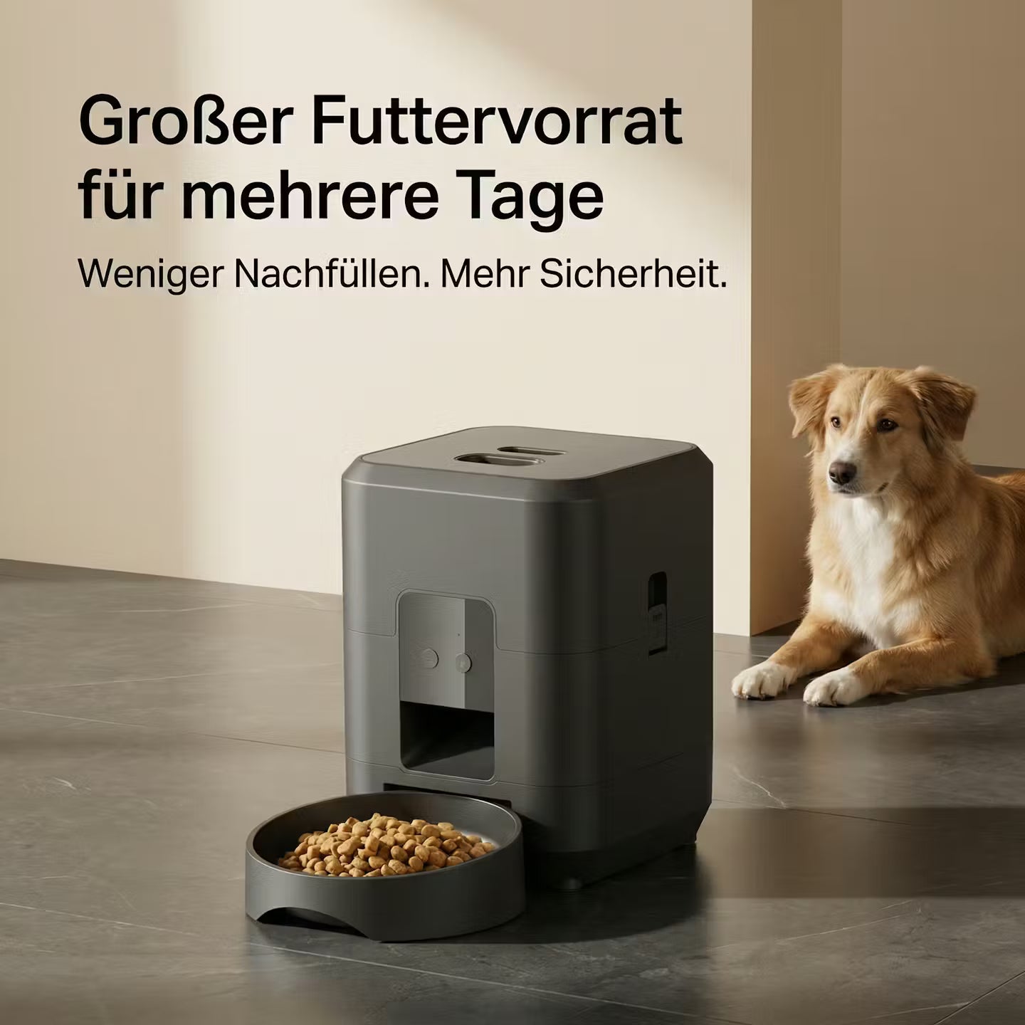 Smarter Futterautomat mit App-Steuerung