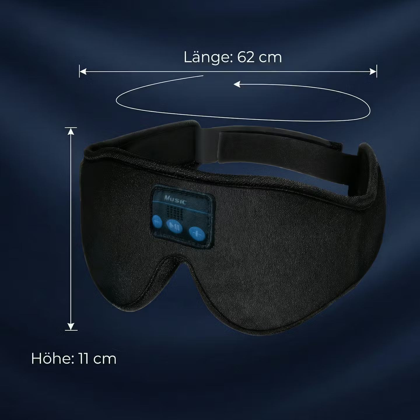 SleepSound™ Schlafmaske mit Bluetooth-Audio