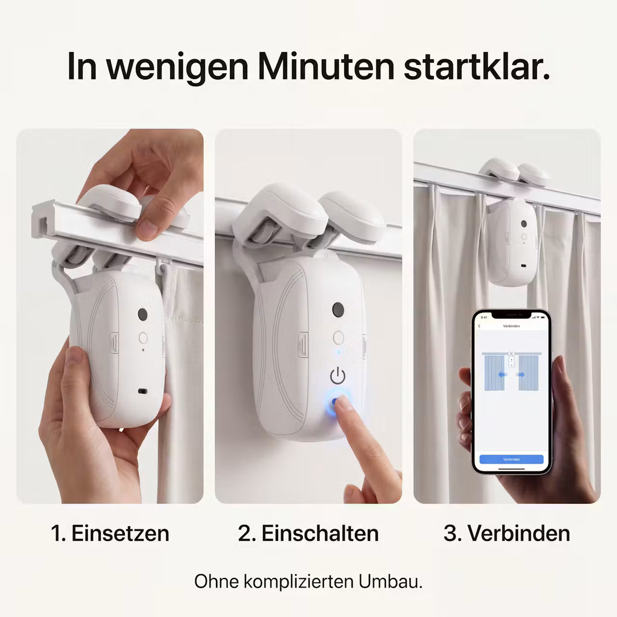Smart WiFi Vorhangroboter