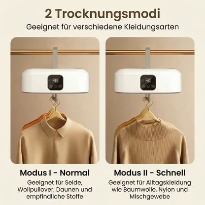 Tragbarer Wäschetrockner mit UV-Sterilisation